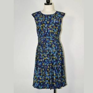Boden Selina dress blue dot us6